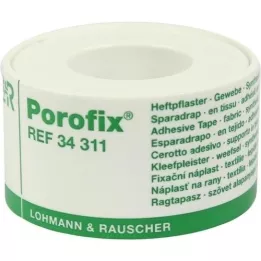 POROFIX Emplastro adesivo 2,5 cmx5 m, 1 peça
