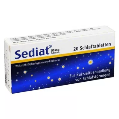 SEDIAT Comprimidos, 20 unidades SEDIAT Comprimidos, 20 unidades