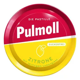 PULMOLL Balas de limão sem açúcar, 50 g