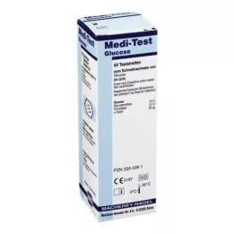 MEDI-TEST Tiras de teste de glicose, 50 unidades