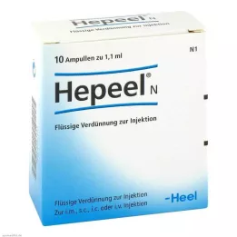 HEPEEL N ampolas, 10 unidades