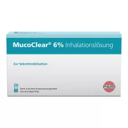 MUCOCLEAR Solução para inalação de NaCl 6%, 20X4 ml