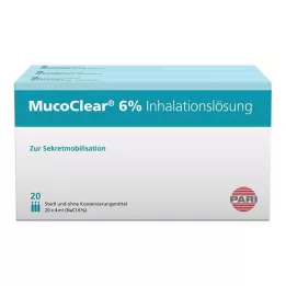 MUCOCLEAR Solução para inalação de NaCl 6%, 60X4 ml