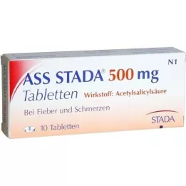 ASS STADA comprimidos de 500 mg, 10 unidades