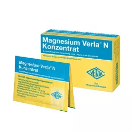 MAGNESIUM VERLA Pó concentrado de N para administração oral, 20 unidades