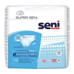 SUPER SENI Calças para incontinência tamanho XS, 10 peças