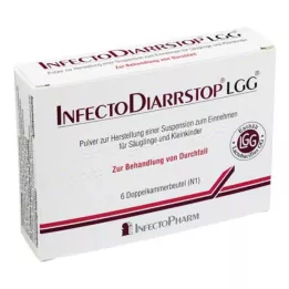 INFECTODIARRSTOP LGG Pó para preparação de suspensão para administração oral, 6 unidades