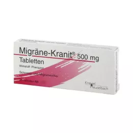 MIGRÄNE KRANIT Comprimidos de 500 mg, 20 unidades