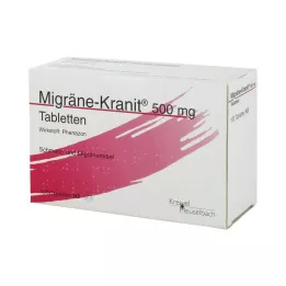 MIGRÄNE KRANIT Comprimidos de 500 mg, 100 unidades