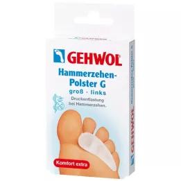 GEHWOL Almofada de dedo em martelo de gel de polímero G esquerda, 1 peça