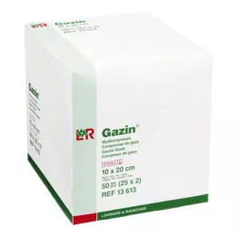 GAZIN Gaze comp.10x20 cm estéril 8 camadas, 25X2 pcs