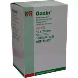 GAZIN Gaze comp.10x20 cm estéril 8 camadas, 50X2 pcs