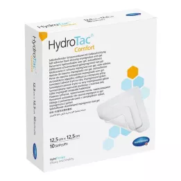 HYDROTAC curativo de espuma confortável 12,5x12,5 cm estéril, 10 unid