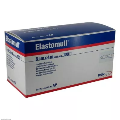 ELASTOMULL Fita elástica de fixação 8 cmx4 m 45252, 100 unidades