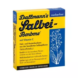 DALLMANNS Sage Bonbons sem açúcar, 20 unidades
