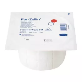 PUR-ZELLIN Rolo não estéril de 4x5 cm com 500 unidades, 1 unidade