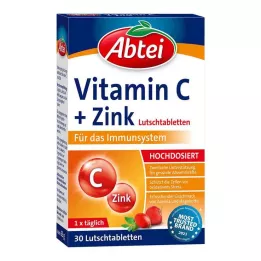 ABTEI Pastilhas de vitamina C e zinco, 30 unidades