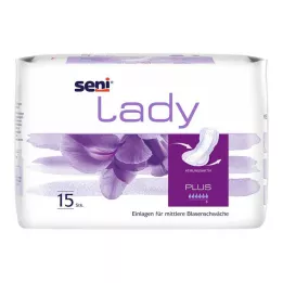 SENI Almofada para incontinência feminina plus, 15 unidades