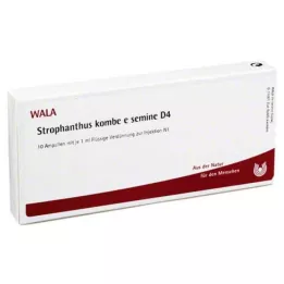 STROPHANTHUS KOMBE e semine D 4 ampolas, 10X1 ml