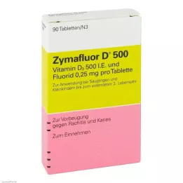 ZYMAFLUOR D 500 comprimidos, 90 unidades