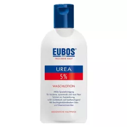 EUBOS TROCKENE Loção de lavagem de ureia 5% para pele, 200 ml