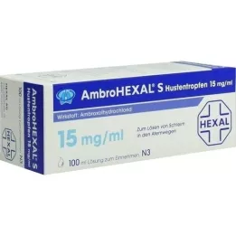 AMBROHEXAL S pastilhas para tosse 15 mg/ml, 100 ml