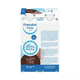 FRESUBIN ENERGY DRINK Garrafa de Chocolate 6X4X200 ml
