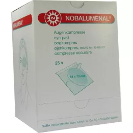 NOBALUMENAL Compressa ocular 54x70 mm estéril, 25 unidades