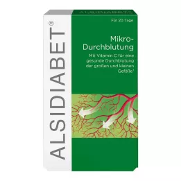 ALSIDIABET Cápsulas de microcirculação diabética, 60 unidades