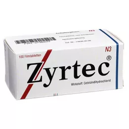 ZYRTEC Comprimidos revestidos por película, 100 unidades