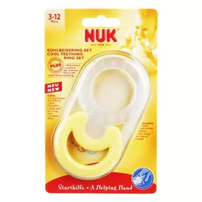 NUK Conjunto de anéis de dentição de resfriamento, 2 peças NUK Conjunto de anéis de dentição de resfriamento, 2 peças