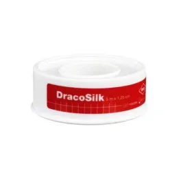 Rolo de gesso Dracosilk 5m x 1,25 cm, 1 peça
