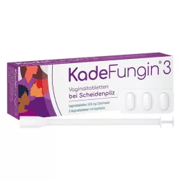 KADEFUNGIN 3 comprimidos vaginais, 3 peças