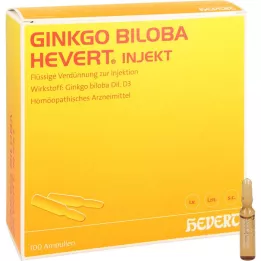 GINKGO BILOBA HEVERT Ampolas de injeção, 100 unidades