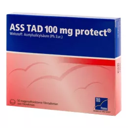 ASS TAD Comprimidos revestidos por película gastrorresistentes de 100 mg, 50 unidades