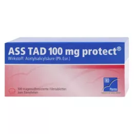 ASS TAD Comprimidos revestidos por película gastrorresistentes de 100 mg, 100 unidades