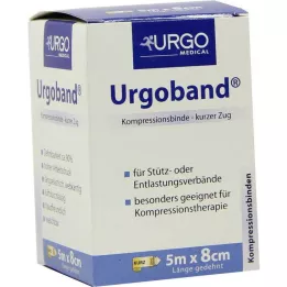 URGOBAND Atadura curta elástica 8 cm x 5 m, 1 peça