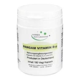 PANGAM Cápsulas vegetais de vitamina B15, 180 unidades