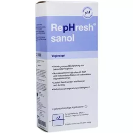 REPHRESH Aplicadores pré-cheios de gel vaginal, 4 unidades