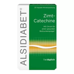 ALSIDIABET Catequinas de Canela para Tipo Diabético II Cápsulas, 30 unidades