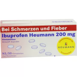 IBUPROFEN Heumann 200 mg comprimidos revestidos por película, 50 comprimidos