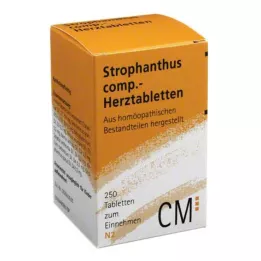 STROPHANTHUS COMP.Comprimidos para o coração, 250 unidades