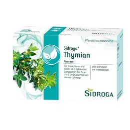 SIDROGA Saquinhos de chá de tomilho, 20X1,6 g