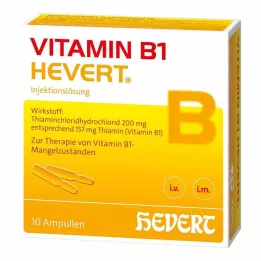 VITAMIN B1 HEVERT ampolas, 10 unidades