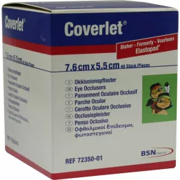 COVERLET Penso oclusor ocular 55x76 mm, 40 un
