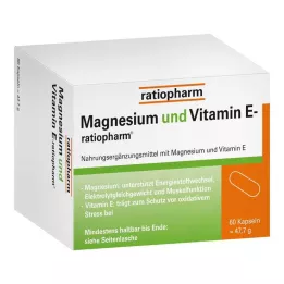 MAGNESIUM UND VITAMIN Cápsulas E-ratiopharm, 60 unidades