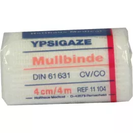 YPSIGAZE Atadura de gaze 4 cmx4 m, 1 peça