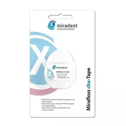 MIRADENT Fio dental Fita Mirafloss CHX 20 m, 1 un