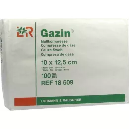 GAZIN Gaze comp. 10x12,5 cm não estéril operação 12 dobras, 100 unid