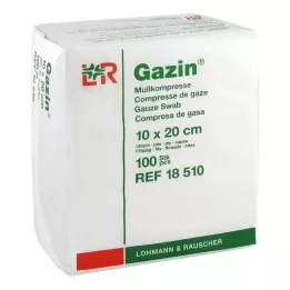 GAZIN Gaze comp. 10x20 cm não estéril operação de 12 dobras, 100 pcs